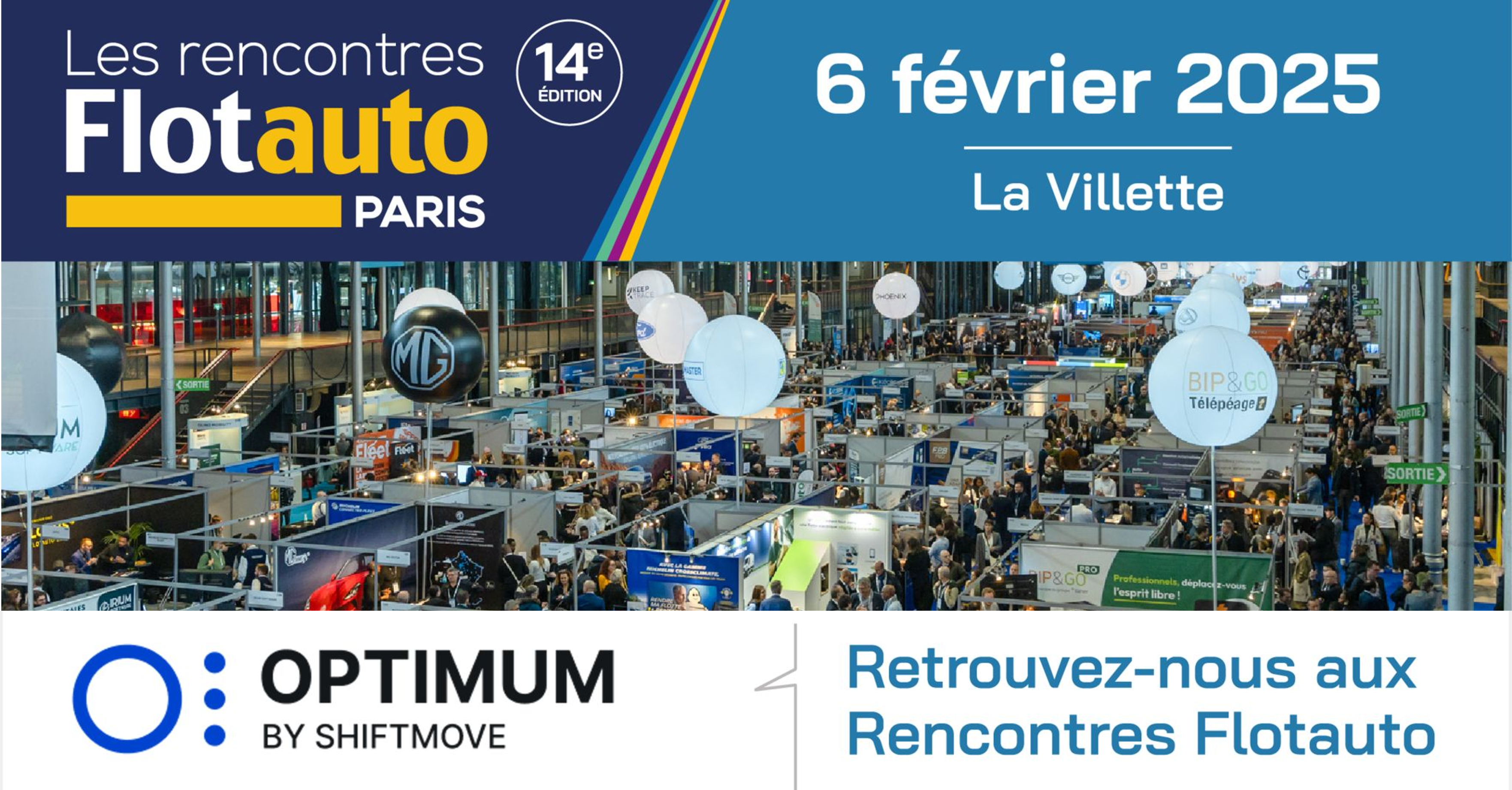 Optimum sera présent au FLOTAUTO 2025- PARIS